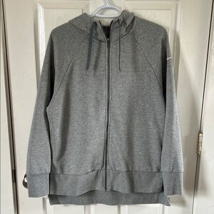 Nike Gray Dri-FIT Full-Zip Hoodie Size Medium Athleisure